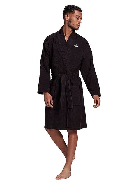 adidas bademantel herren schwarz|adidas Bademantel .